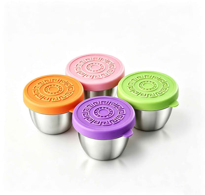 12-Piece Mini Condiment Cup Set 🥫 1.6 oz Leakproof Sauce Containers with Secure Lids for Lunches, Dips & Dressings