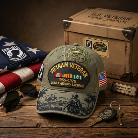 🔥🔥🔥Last Day Promo: 49% OFF 🎖️ - Vietnam Veteran Tribute Cap