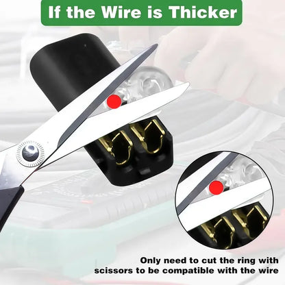⚡ 50-Pack 2-Pin Quick-Connect LED Strip Wire Adapters 🔌