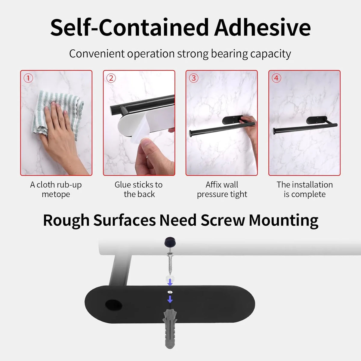 🧻Under Cabinet Paper Towel Holder – Declutter Your Kitchen Counter in Seconds ✨