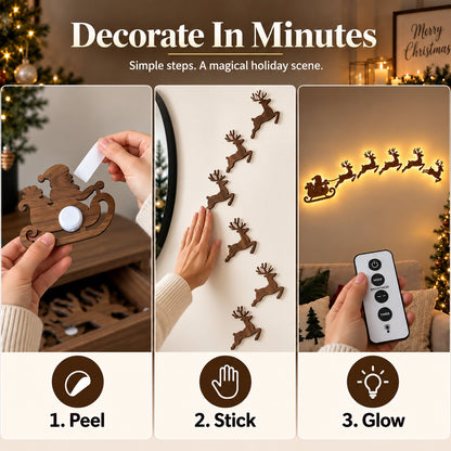 🎄🦌Magical Reindeer Christmas Wall Light