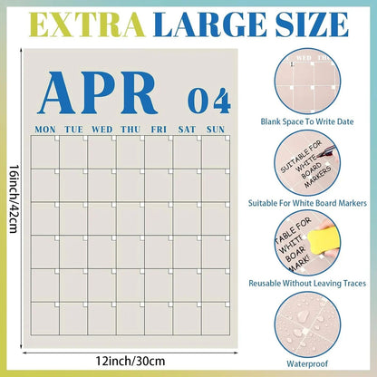 🔥HOT SALE🔥Undated Classroom Calendar, Fresh Macaron