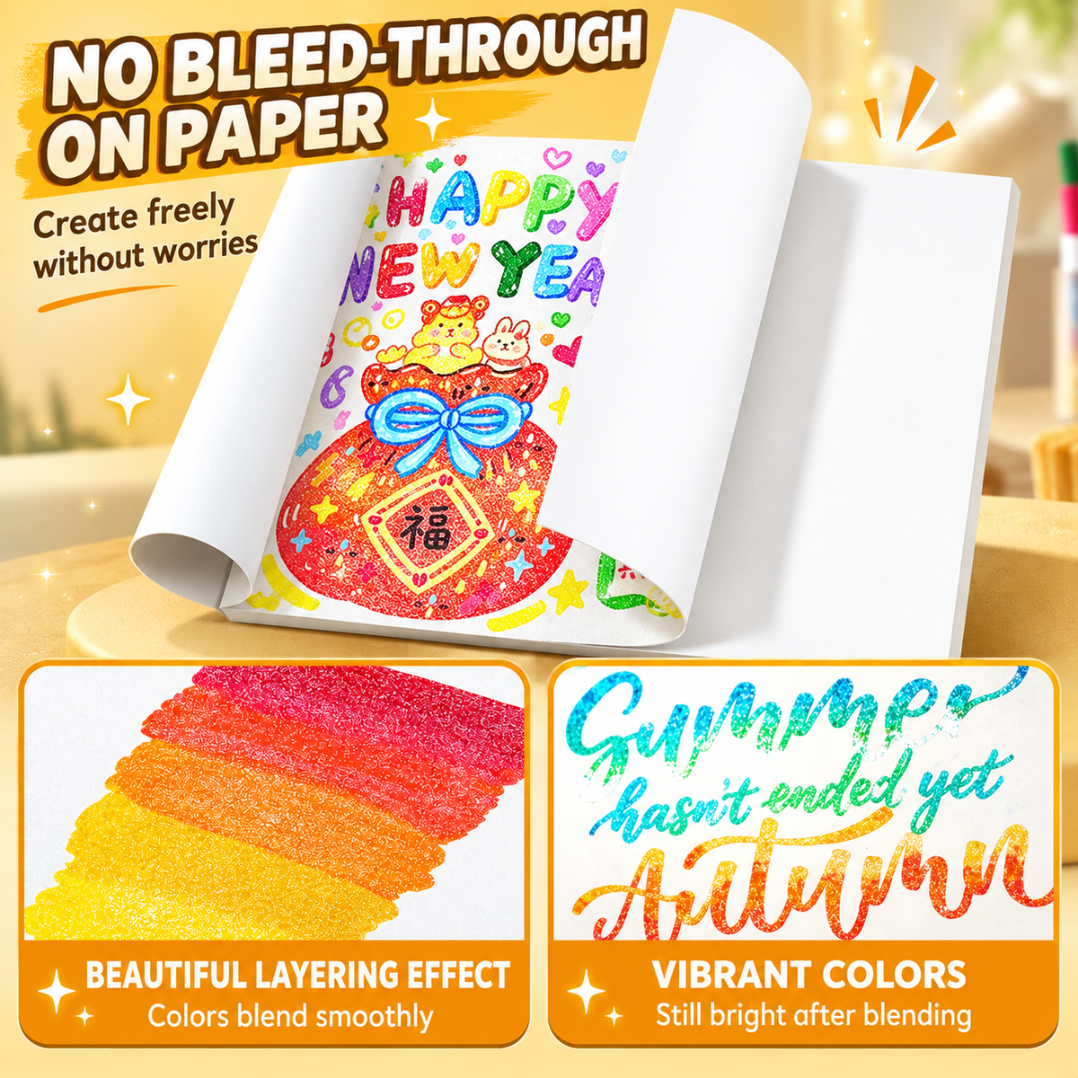 🎉🎁Magic Glitter Outline Markers✨Double-Ended Dual-Color Art Pens