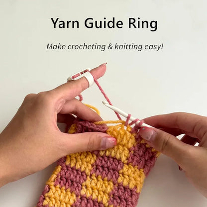 Crochet Yarn Guide Ring 🧶 – Easy Thread Control