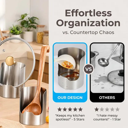 🍴✨ Stainless Steel Utensil Organizer – Rust-Resistant, Durable & Easy to Clean