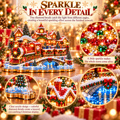 🔥Limited time 49% OFF -🎄❤️ DIY Christmas Village Diamond Art – Make Christmas Memories Together