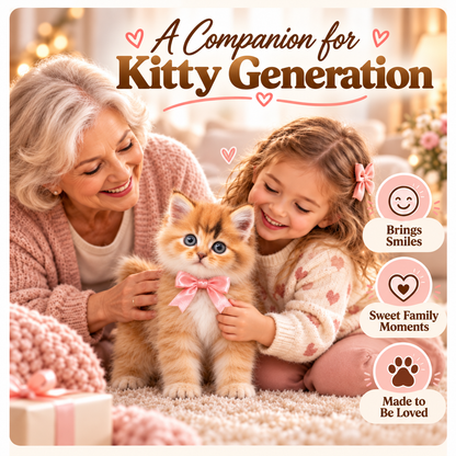 🎄49% OFF🐱🐾 Golden Buddy™  🎄49% OFF🐱🐾 Golden Buddy™  Realistic Robot Kitty – Interactive Walking & Meowing Companion