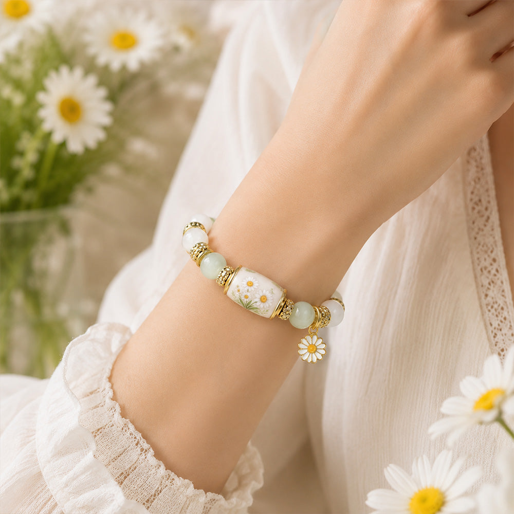 🌸 Birth Flower Blessing Bracelet