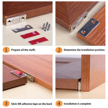 🚪🧲 No-Drill Magnetic Door Closer – Easy Self-Closing Upgrade Without Wall Damage