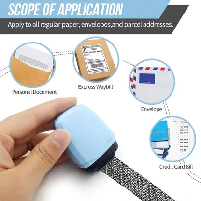 🔒🛡️ Identity Protection Roller Stamp – Hide Personal Information in Seconds