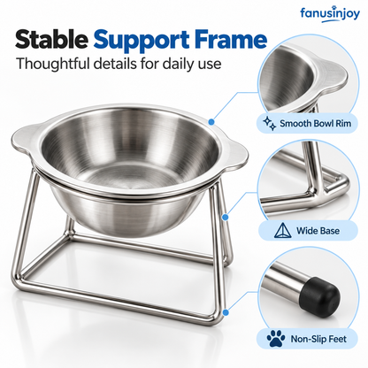 15° Tilted Orthopaedic Feeding Bowl🥣🐾