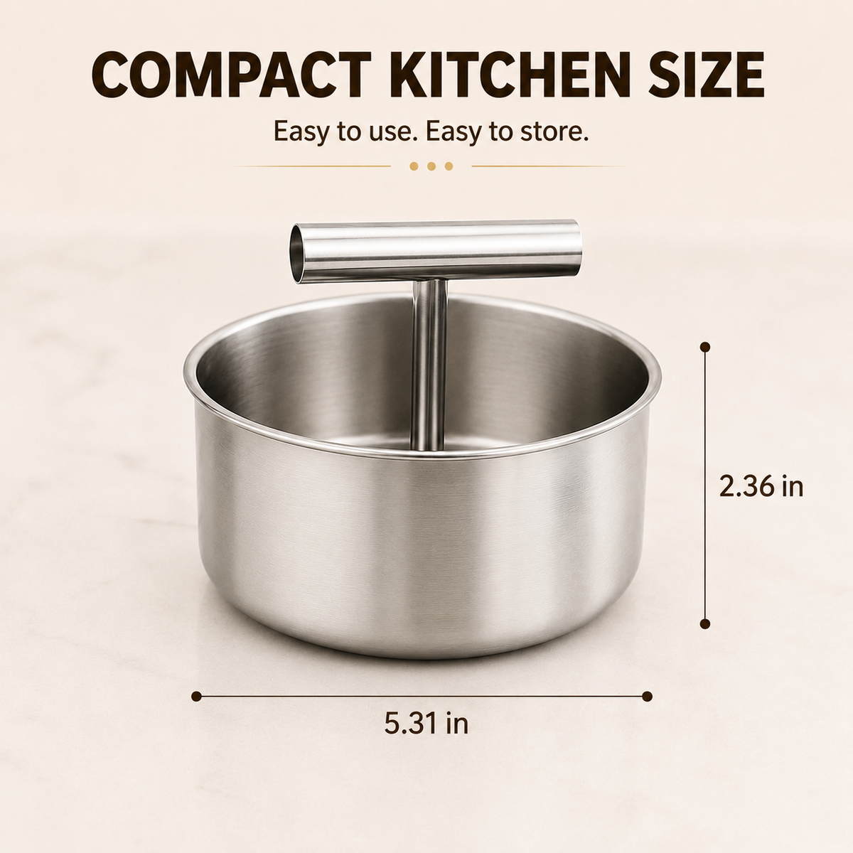 🍲 Easy-Press Meatball Maker – Stainless Steel 6/12-Hole Kitchen Tool
