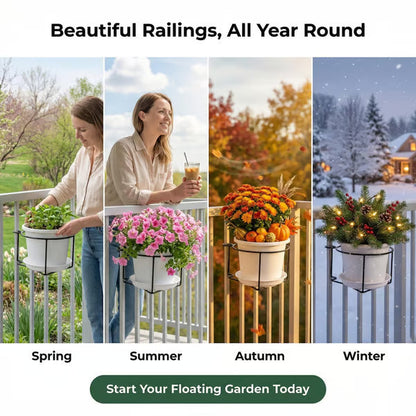 🔥2026 Hot Sale - Railing Plant Hanger🌸Easily create your dream garden.🌸