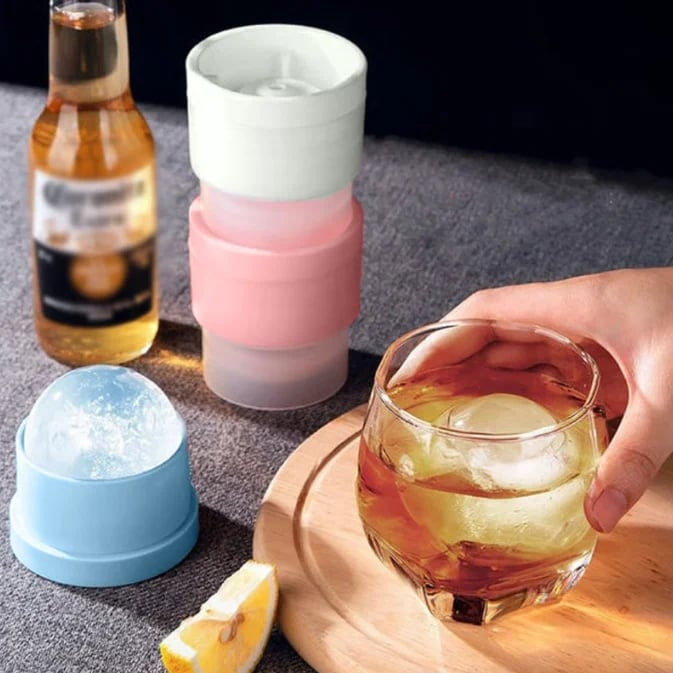 🧊Crystal-Clear Ice Sphere Maker for Whiskey, Bourbon & Cocktails 🥃