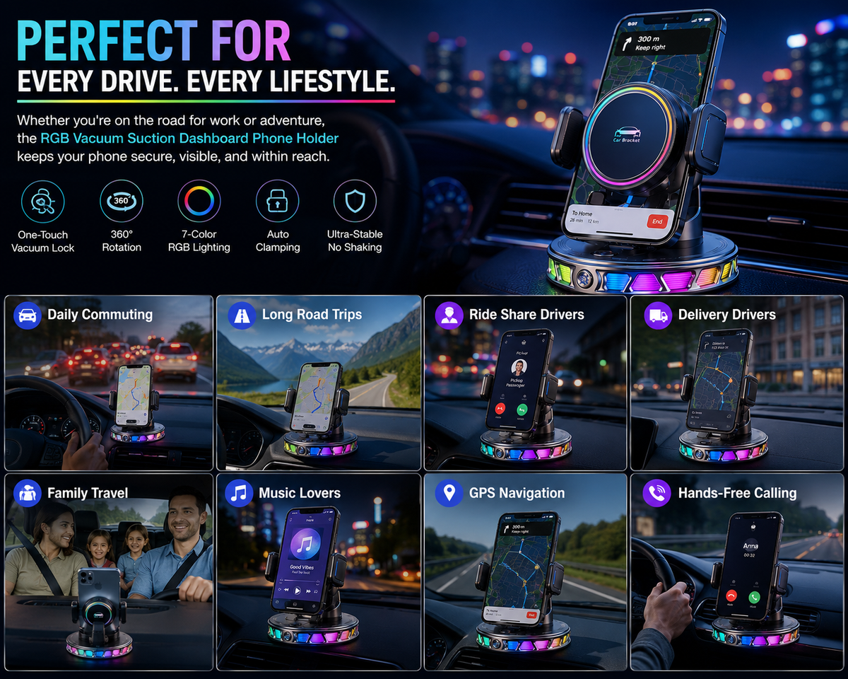 📱⚡ Car Wireless Charging Mount – Secure Your Phone & Charge on the Go