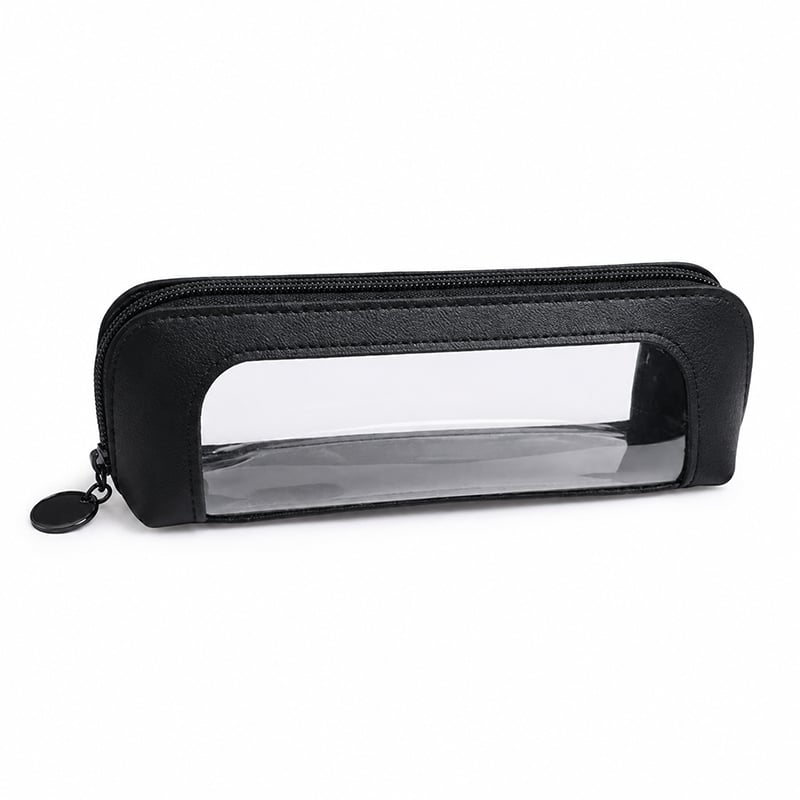 Compact Clear Makeup Bag ✨ – Handy Everyday Cosmetic Storage Pouch