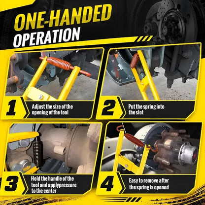 Heavy-Duty Truck Brake Spring Tool 🔩 – Slack Adjustment Helper
