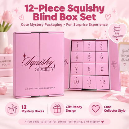 Pink Squishy Christmas Countdown 🎀 – 24 Days of Soft & Satisfying Surprises