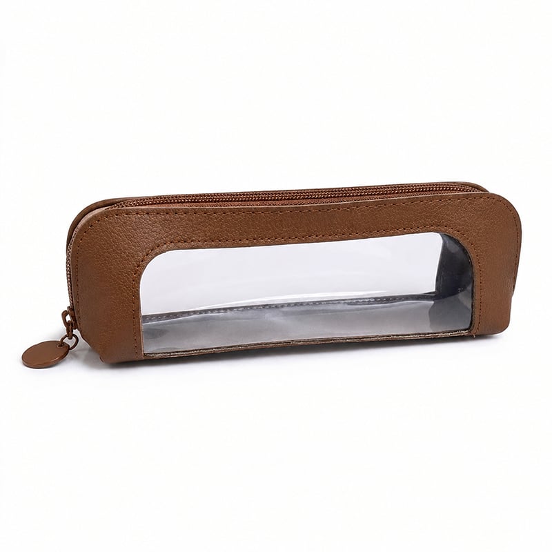 Compact Clear Makeup Bag ✨ – Handy Everyday Cosmetic Storage Pouch