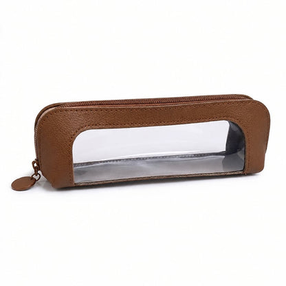 Compact Clear Makeup Bag ✨ – Handy Everyday Cosmetic Storage Pouch