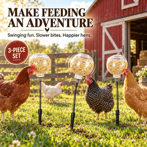 🐔 49% Off Ends Tonight | Peck & Play Hanging Chicken Treat Feeder