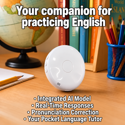 AI Pocket Language Tutor – 165-Language Smart Translator & Conversation Practice Device