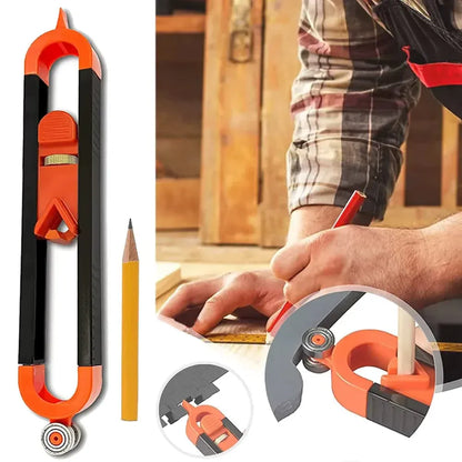 📐 Precision Profile Scriber – Adjustable Contour Tracing Tool with Pen Lock | Buy 1