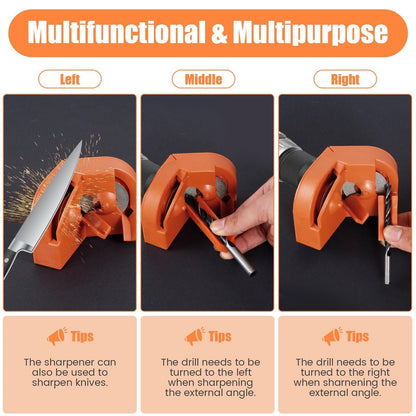 Multi-Purpose Drill Bit Sharpener 🔧 – Convenient Tool Sharpening Set