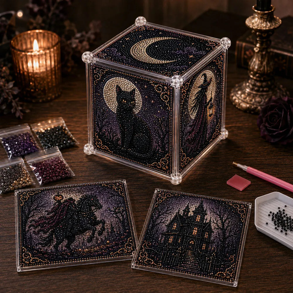 3D Christmas Diamond Painting Gift Box DIY Kit
