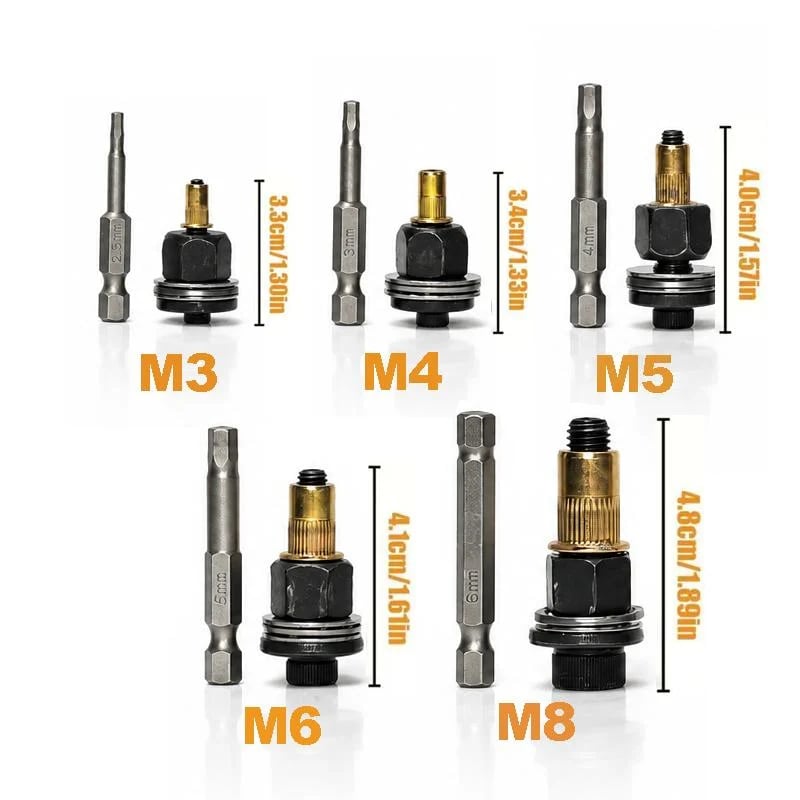 M3–M12 Threaded Rivet Nut Kit 🔩 – Versatile Fastening Tools for DIY Repairs