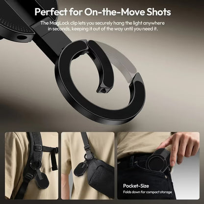 🔥 Ultra-Grip Magnetic Suction Mount for Secure Hands-Free Positioning ✨