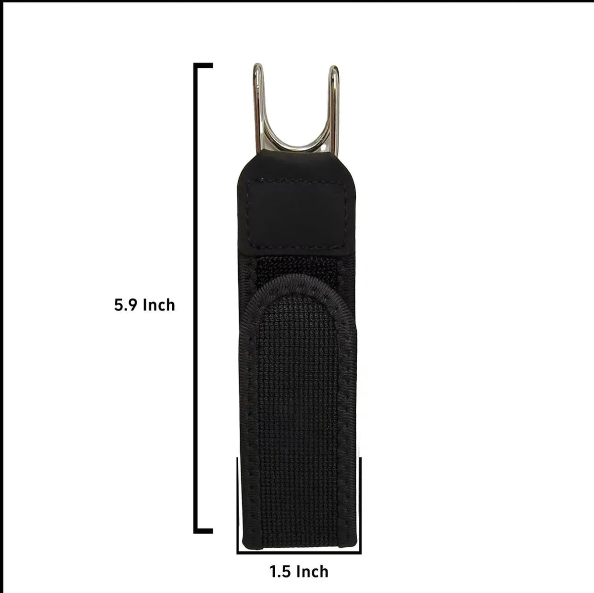 2-Pack Tactical Stretch Belts with Metal Hook Buckles – Black 🖤