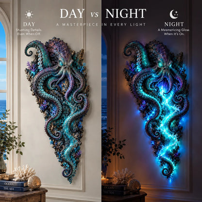 🌊 Mystical Sea Glow Wall Art – Light-Up Whale & Mermaid Décor | Limited Stock, 50% Off ✨