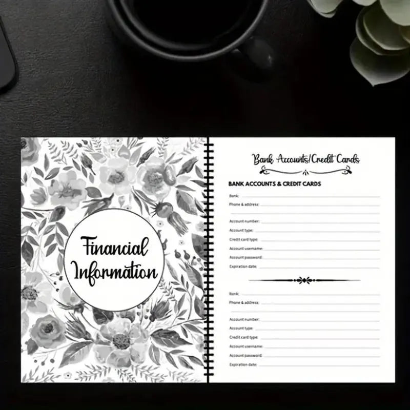 🕊️ Peace of Mind End-of-Life Planner for Final Wishes, Important Details, and Family Guidance