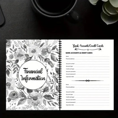 🕊️ Peace of Mind End-of-Life Planner for Final Wishes, Important Details, and Family Guidance
