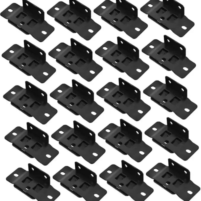 8-Pack L-Shaped Corner Brackets 🔩 – Heavy-Duty Furniture Repair with Screws