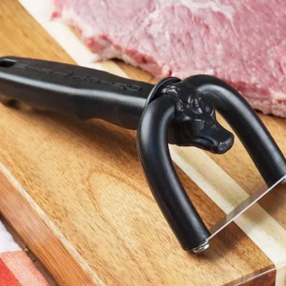 🥩 Handheld Fat Trimmer for Beef & Pork, Portable Meat Fat Remover Tool, Easy Brisket Trimming BBQ Kitchen Gadget