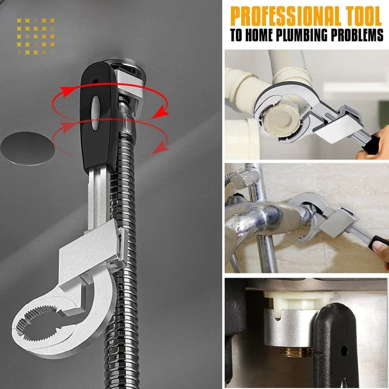 Double-Ended Universal Wrench 🔧 – Adjustable Multi-Use Repair Tool