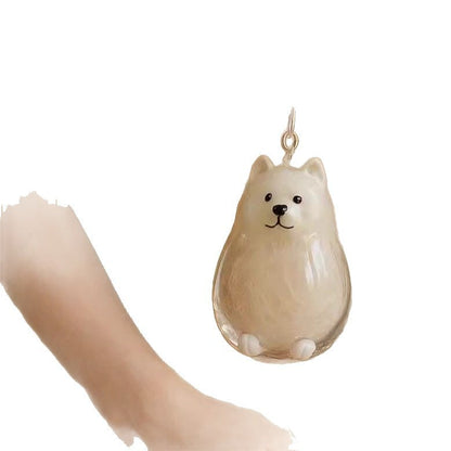 🐈 Calico Cat Memorial Keychain – Keepsake Capsule for Treasured Pet Fur