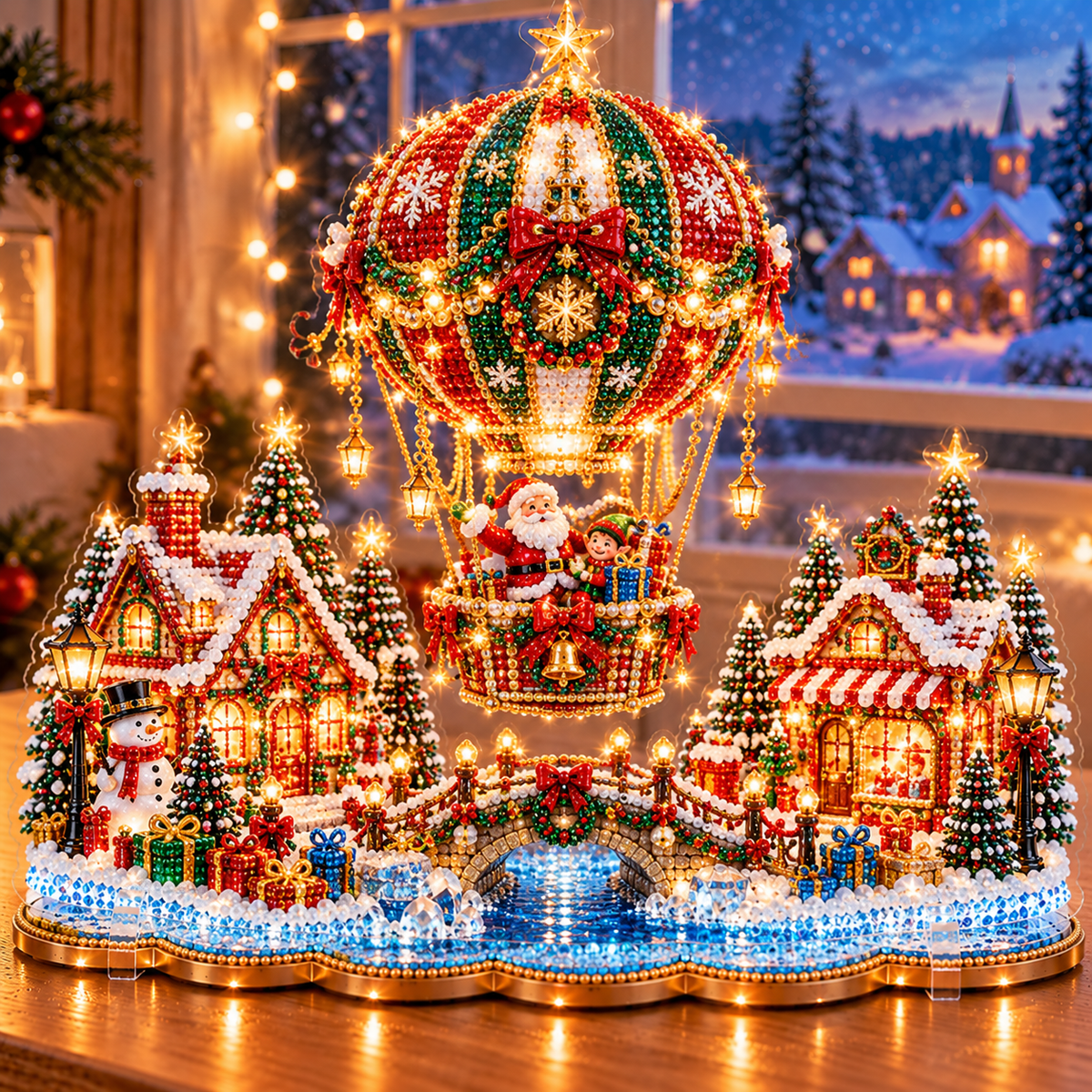 🔥Limited time 49% OFF -🎄❤️ DIY Christmas Village Diamond Art – Make Christmas Memories Together