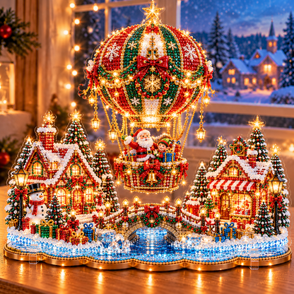 🔥Limited time 49% OFF -🎄❤️ DIY Christmas Village Diamond Art – Make Christmas Memories Together