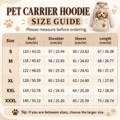 🐾 Cozy Fleece Pet Pouch Hoodie – Keep Your Little Companion Close