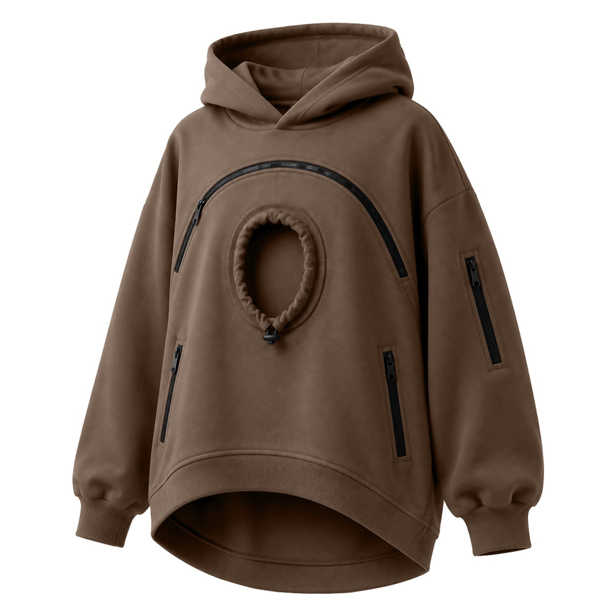 🐾 Cozy Fleece Pet Pouch Hoodie – Keep Your Little Companion Close