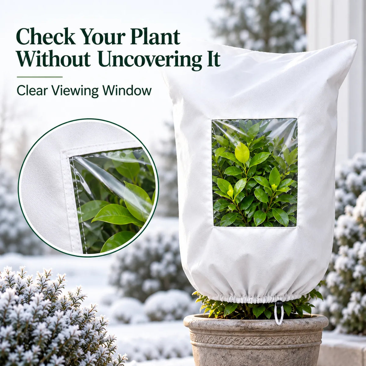 ❄️ Winter Plant Freeze Shield | Protective Cover for Frosty Nights and Cold Weather