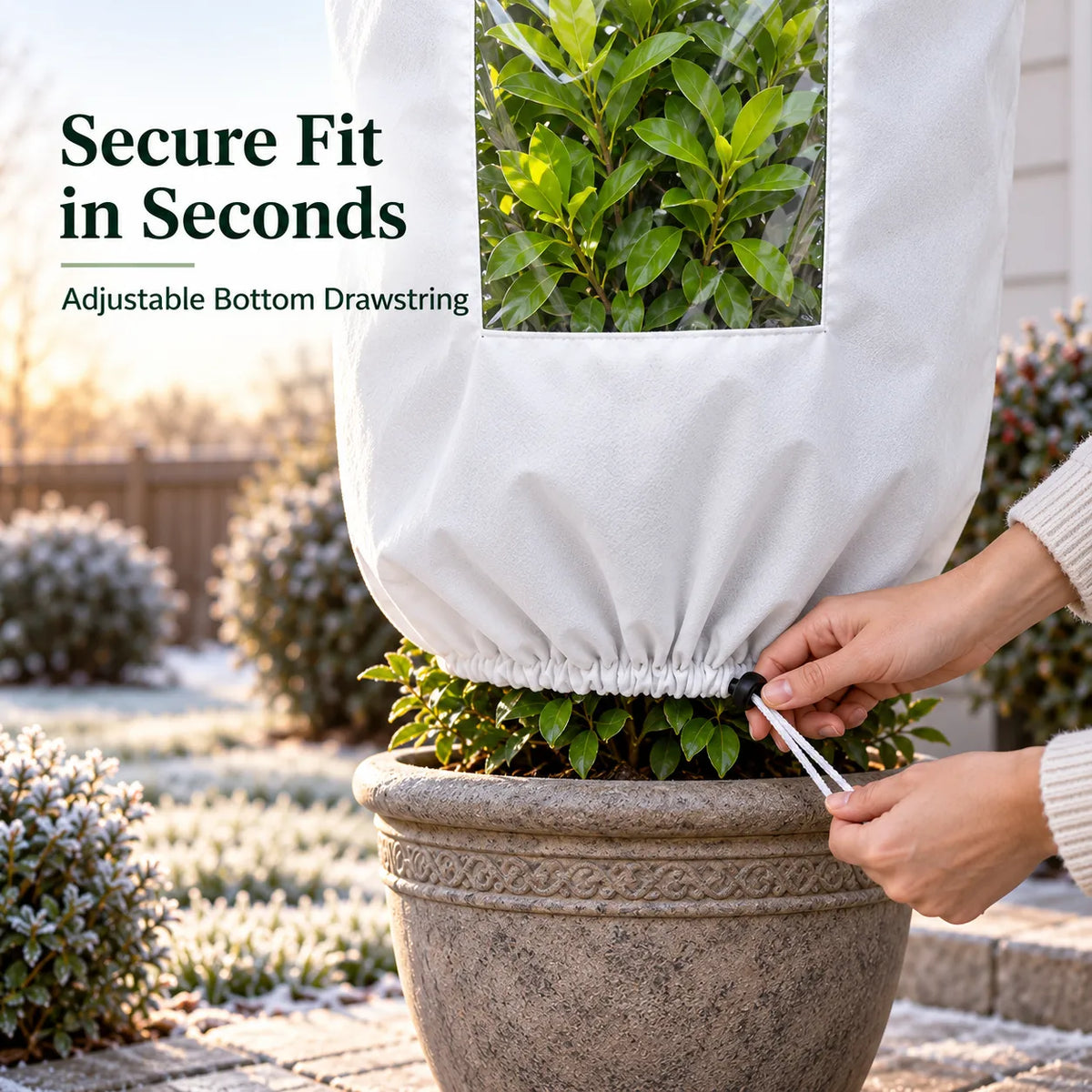 ❄️ Winter Plant Freeze Shield | Protective Cover for Frosty Nights and Cold Weather