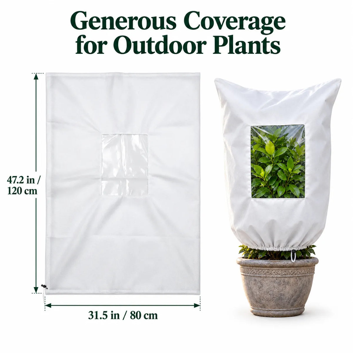 ❄️ Winter Plant Freeze Shield | Protective Cover for Frosty Nights and Cold Weather