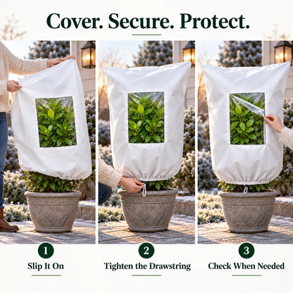 ❄️ Winter Plant Freeze Shield | Protective Cover for Frosty Nights and Cold Weather