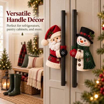 Christmas Santa & Snowman Handle Huggers – Set Of 2