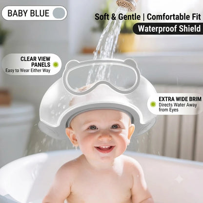 🛁 Adjustable Baby Shampoo Visor – Keep Water & Shampoo Out of Little Eyes