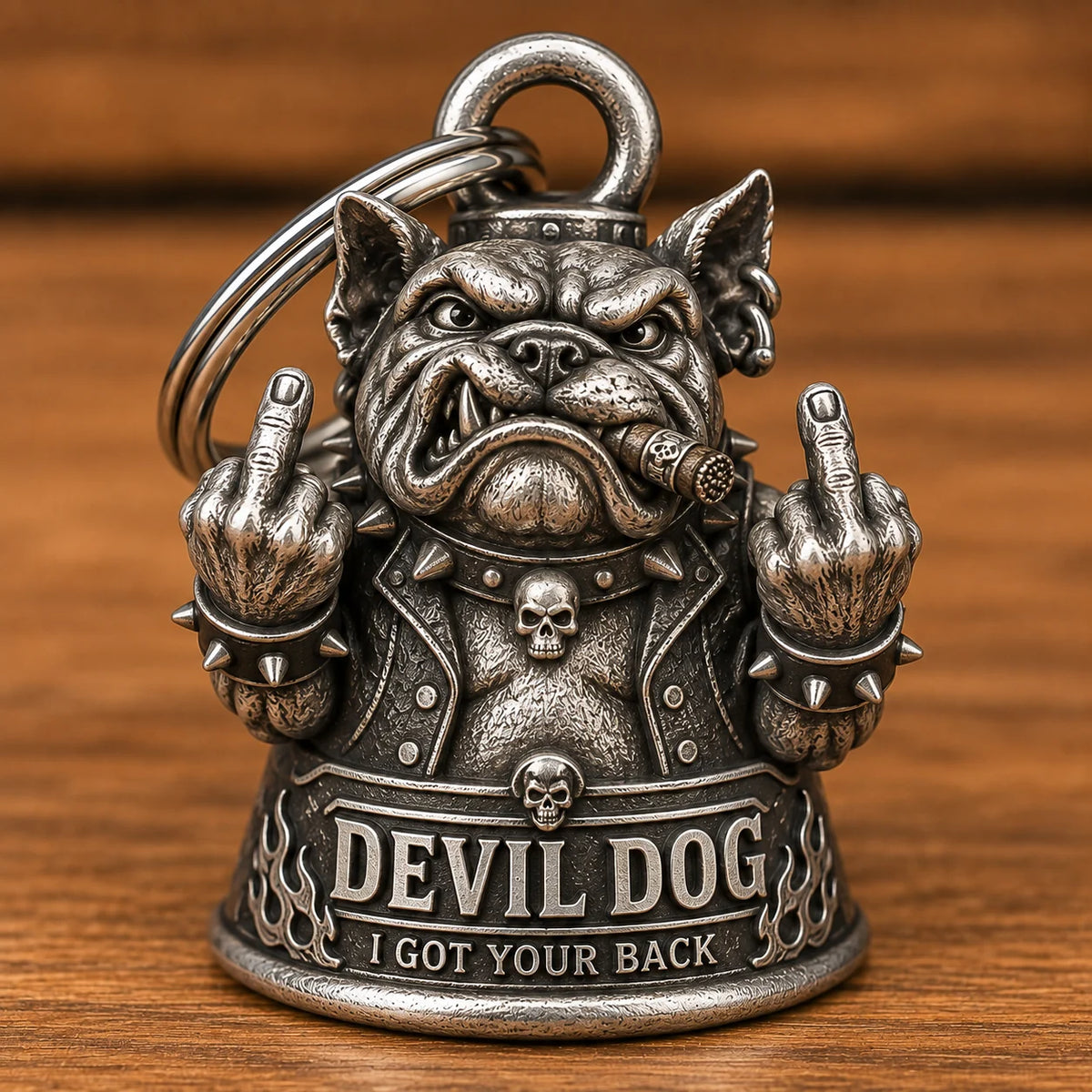 🏍️ Funny Motorcycle Biker Bell – Crazy Rider Gift for Him 🔔